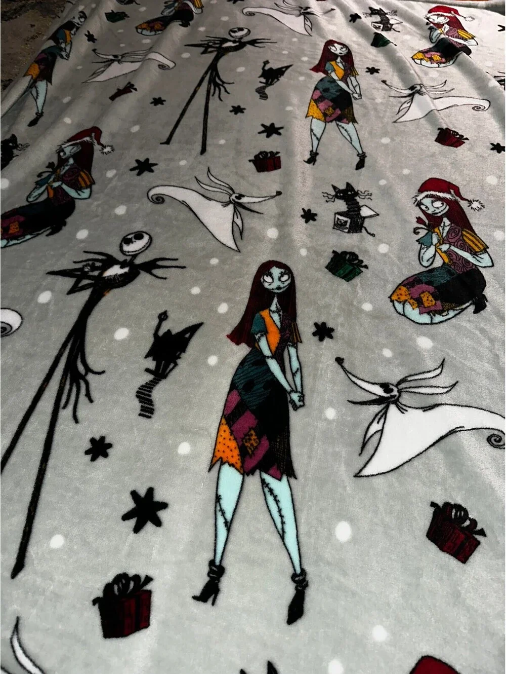 Nightmare Before Christmas Fleece Throw Blanket